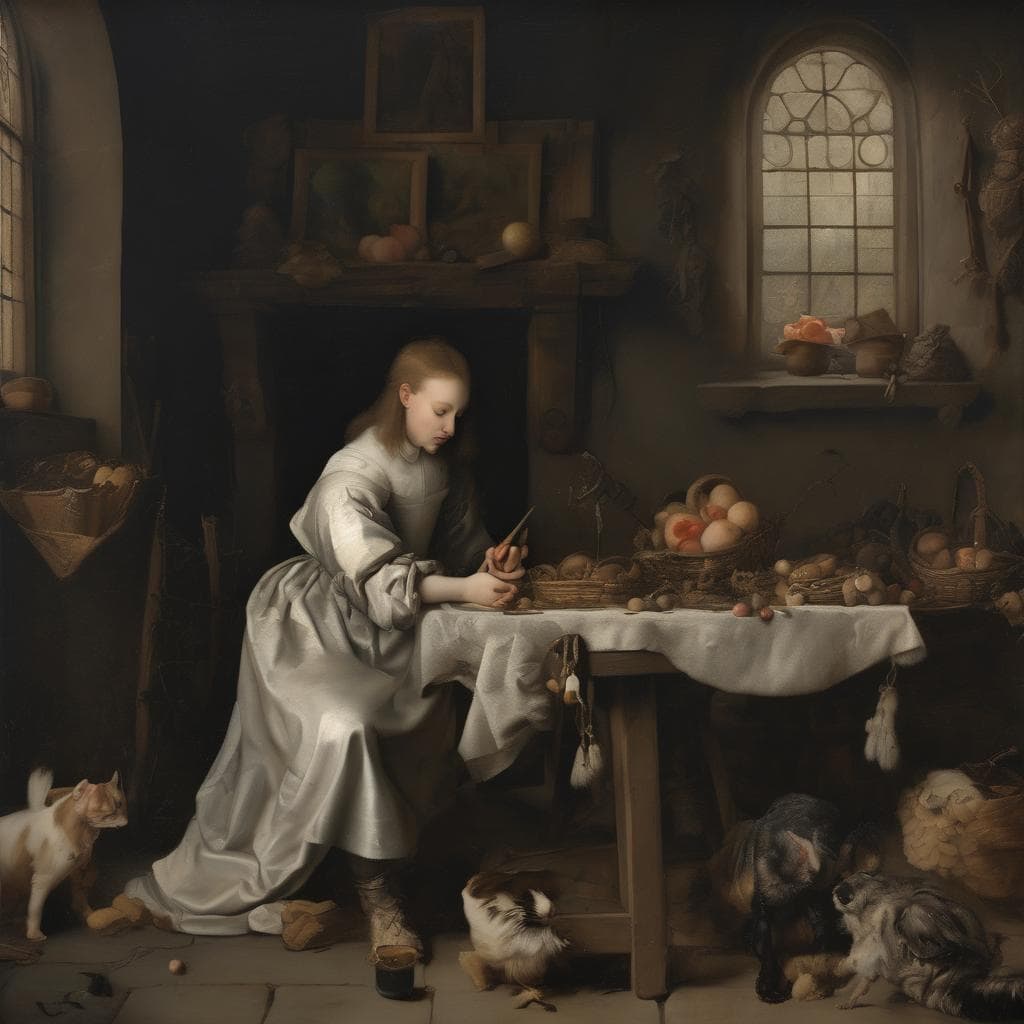 ομορφιά, δημιουργία, τέχνη, παλιά κουζίνα, γυναικεία πορεία.